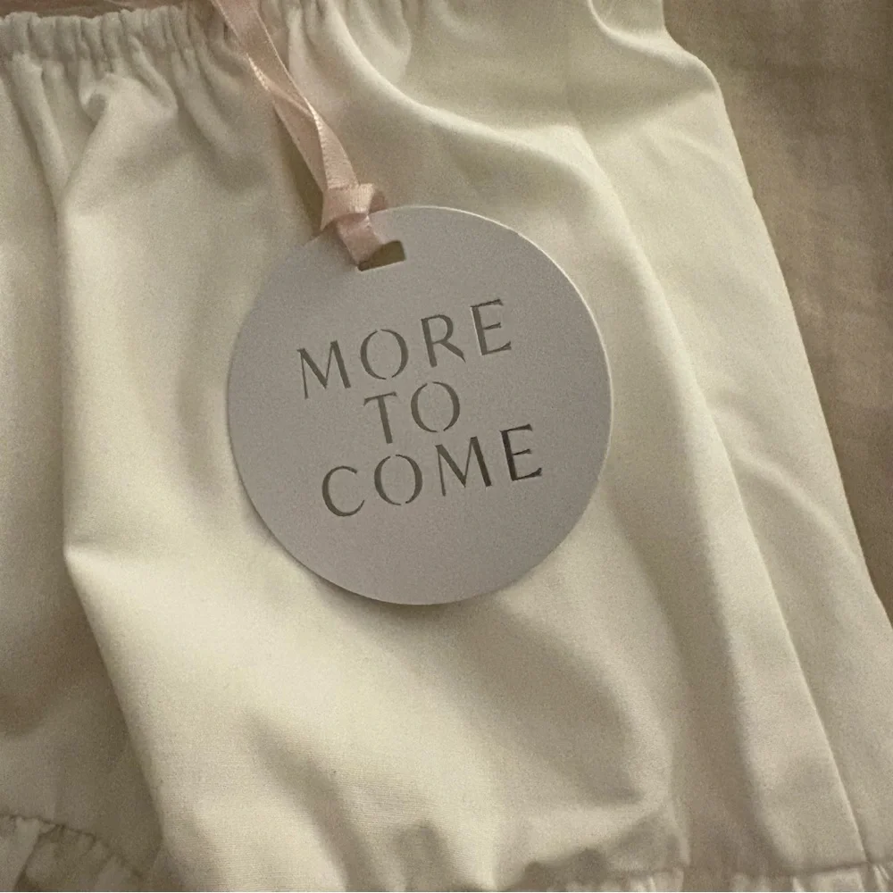 Revolve (More to come) White Strapless Mini Dress with Front Twist - Picture 5 of 6